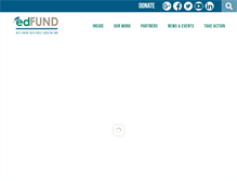 Tablet Screenshot of edfundwest.org
